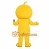 Yellow Smiley Mascot Costume Yellow Smiley Mascot Costume