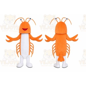 Orange Lobster Mascot Costume