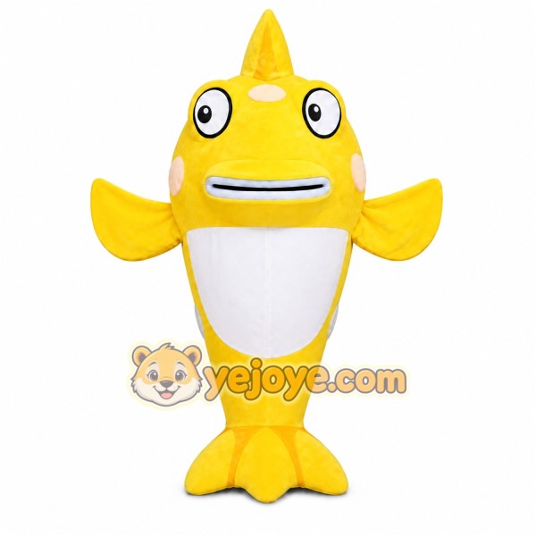 Yellow Fish Mascot Costume