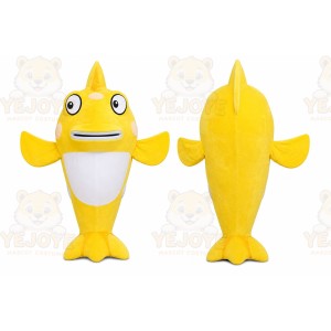 Yellow Fish Mascot Costume