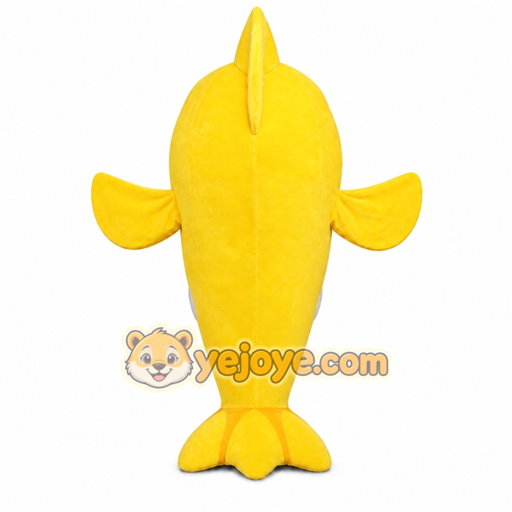 Yellow Fish Mascot Costume Yellow Fish Mascot Costume
