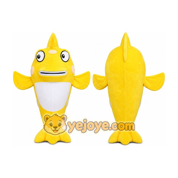 Yellow Fish Mascot Costume