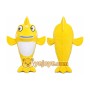 Yellow Fish Mascot Costume