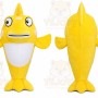 Yellow Fish Mascot Costume