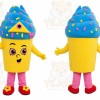 Yellow Cupcake Mascot Costume