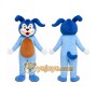 Blue Puppy Mascot Costume