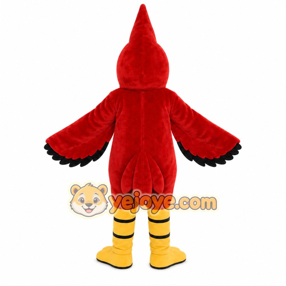 Red Black Bird Mascot Costume Red Black Bird Mascot Costume