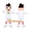 White Boy Mascot Costume White Boy Mascot Costume