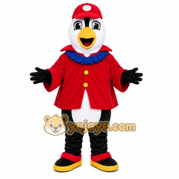 Red Bird Jacket Mascot Costume