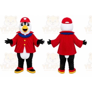 Red Bird Jacket Mascot Costume