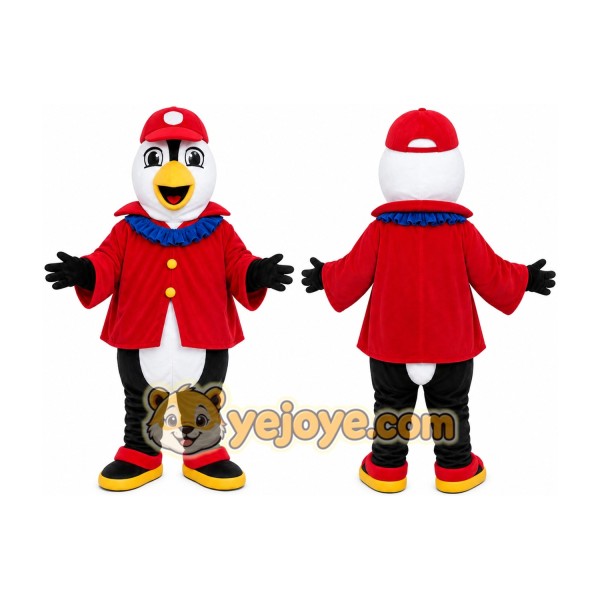 Red Bird Jacket Mascot Costume