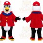 Red Bird Jacket Mascot Costume