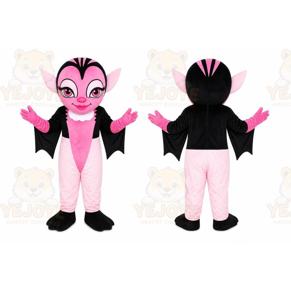 Pink Butterfly Mascot Costume