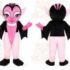Pink Butterfly Mascot Costume