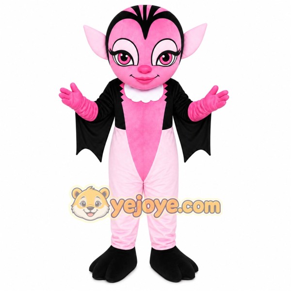 Pink Bat Mascot Costume Pink Bat Mascot Costume