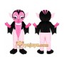 Pink Bat Mascot Costume