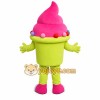 Pink Ice Cream Mascot Costume Pink Ice Cream Mascot Costume