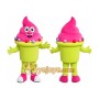 Pink Ice Cream Mascot Costume