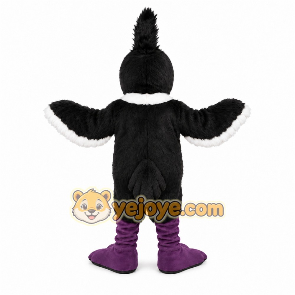 Black Bird Mascot Costume Black Bird Mascot Costume