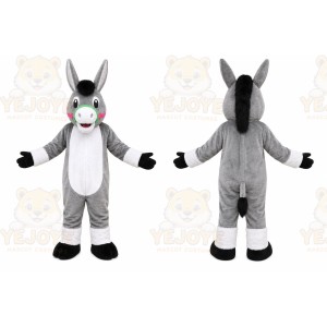 Gray Donkey Mascot Costume