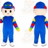 Rainbow Clown Mascot Costume