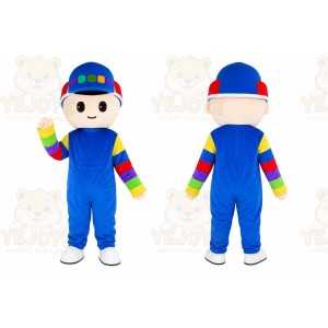 Rainbow Clown Mascot Costume