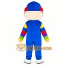 Rainbow Clown Mascot Costume Rainbow Clown Mascot Costume