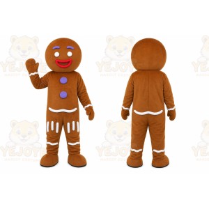 Gingerbread Man Mascot Costume