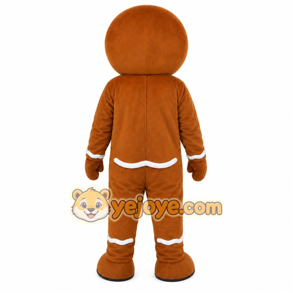 Gingerbread Man Mascot Costume