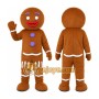 Gingerbread Man Mascot Costume