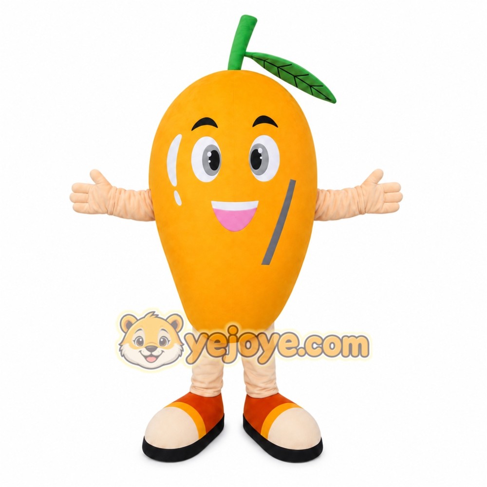 Mango Fruit Mascot Costume Mango Fruit Mascot Costume