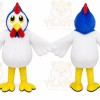 White Rooster Mascot Costume