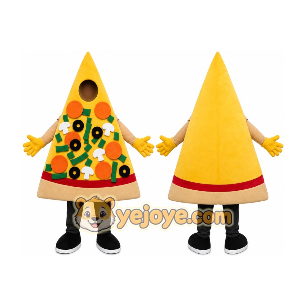 Pizza Cone Mascot Costume