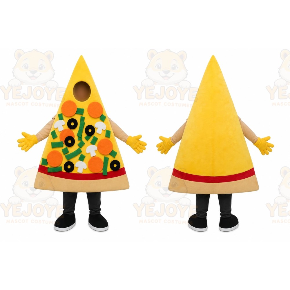 Pizza Cone Mascot Costume