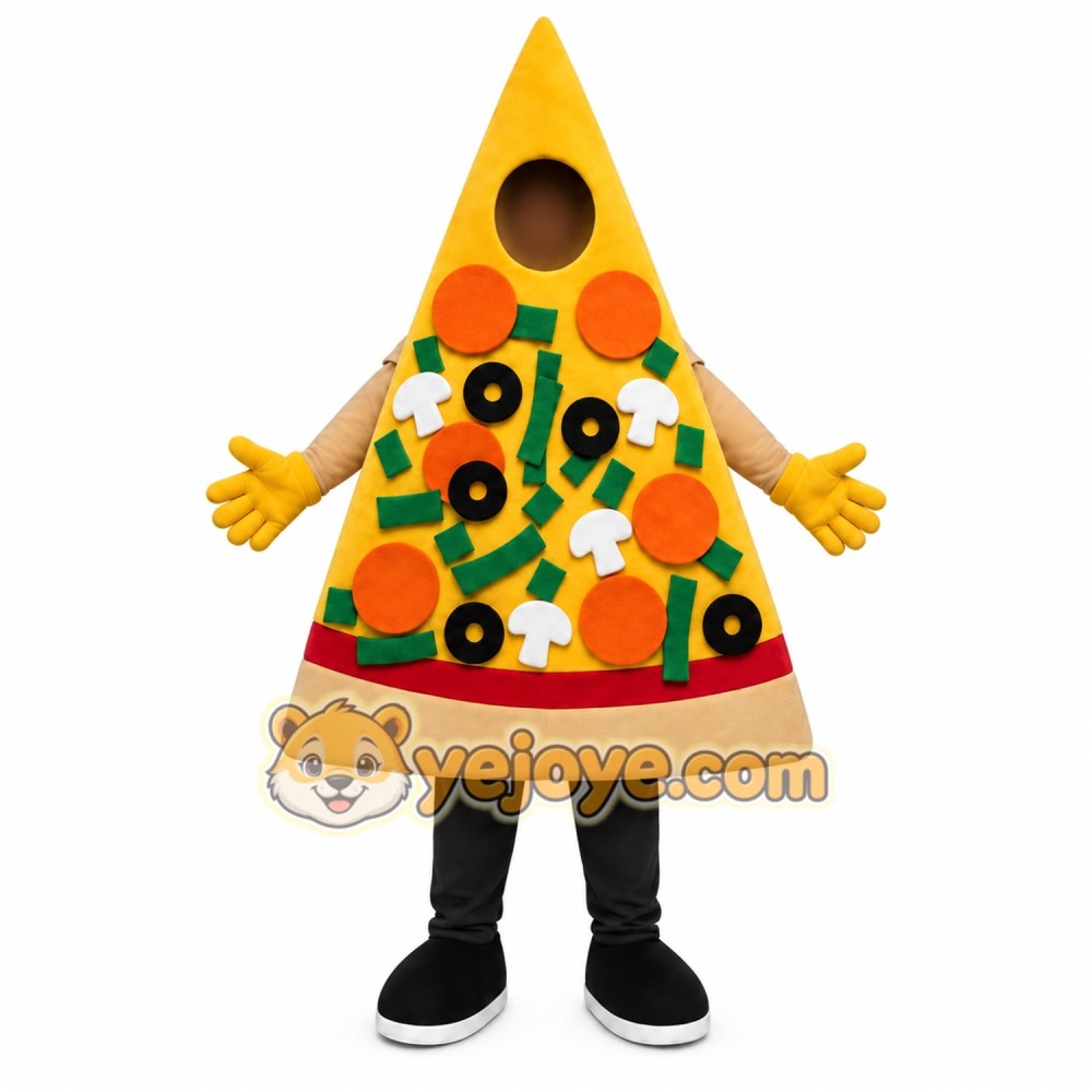 Pizza Cone Mascot Costume