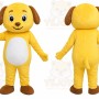 Yellow Puppy Mascot Costume