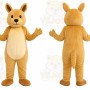 Tan Kangaroo Mascot Costume