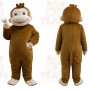 Brown Monkey Mascot Costume