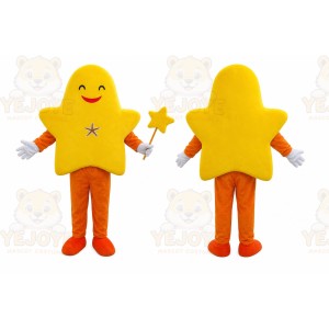 Yellow Star Mascot Costume