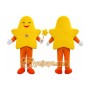 Yellow Star Mascot Costume