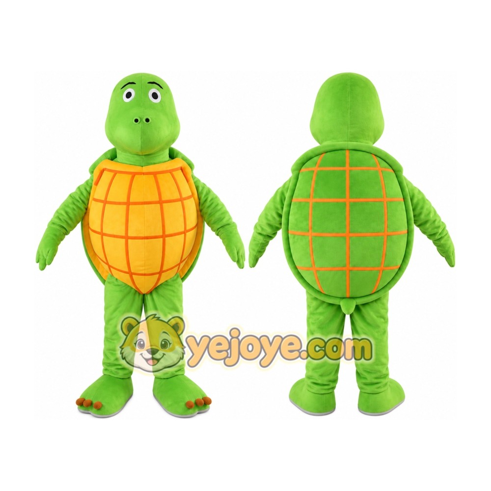 Green Turtle Mascot Costume