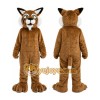 Brown Leopard Mascot Costume Brown Leopard Mascot Costume