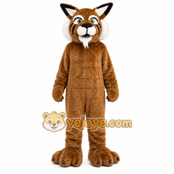 Brown Leopard Mascot Costume