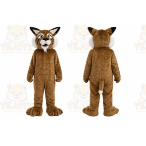 Brown Leopard Mascot Costume