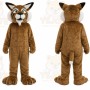 Brown Leopard Mascot Costume