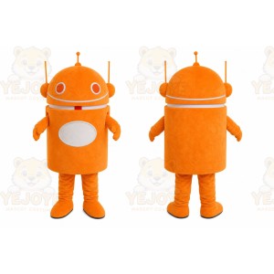 Orange Robot Mascot Costume
