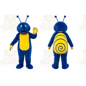 Blue Snail Mascot Costume