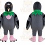 Gray Bird Mascot Costume