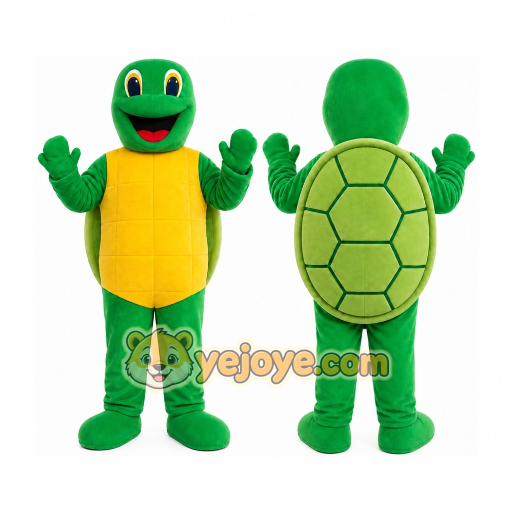 Green Turtle Mascot Costume