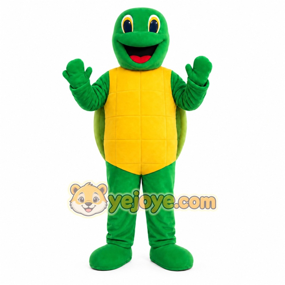 Green Turtle Mascot Costume